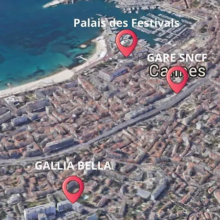 Gallia Bella Scls - Climatisation, Wifi Apartmán *